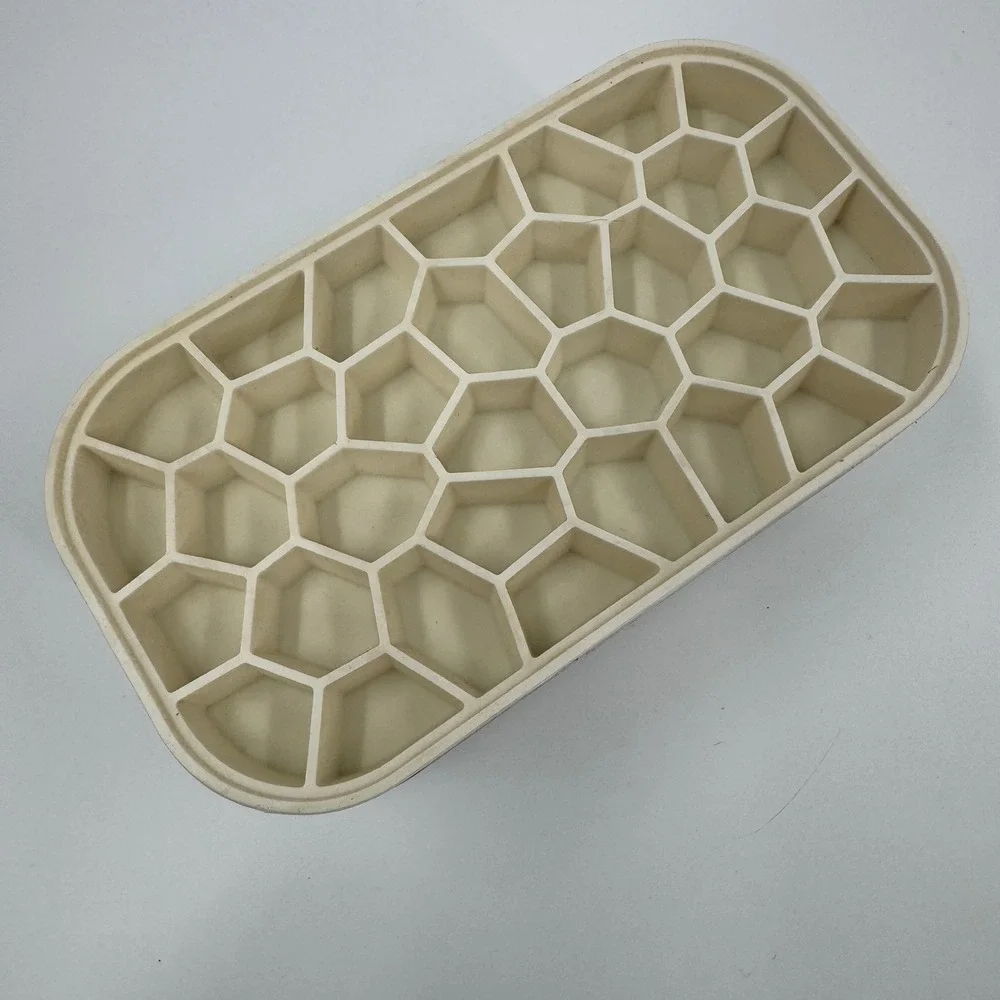 Lekue Ice Bin Cream Black Honeycomb Lid Design Wright Patented Kitchen Storage‎